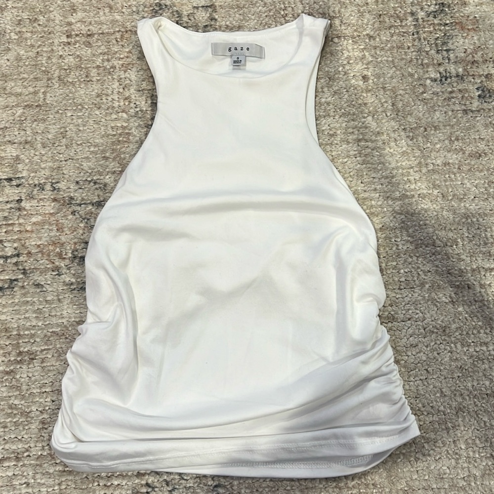 White tank top
